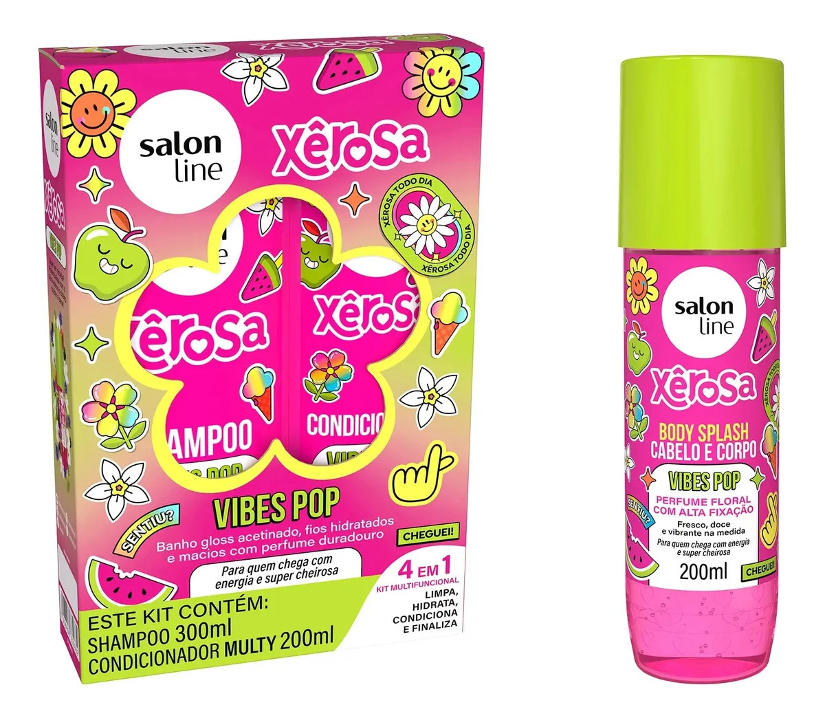 Kit Xêrosa Vibes Pop Salon Line