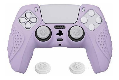 Funda Anti Deslizante Silcona Control Playstation 5 Purpura