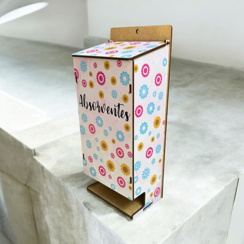 Porta Absorvente 28x11x9 - Laser - Mdf - Madeira