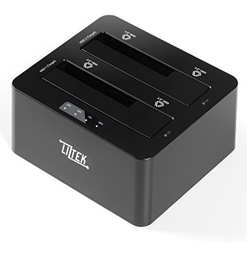 Unidad De Disco Duro Sata Liztek Hddt2bs Dual Bay Usb 3.0 A 