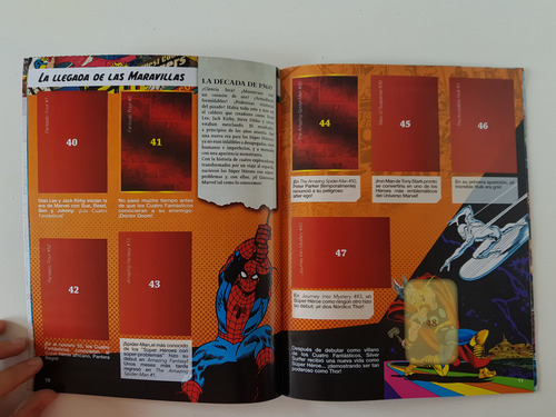 Albúm Marvel 80 Aniversario Panini 2020 Vacio (Usado)