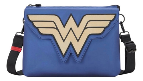 Bolsa Kipling Riri Mujer Maravilla (original) Azul Metálico Lisa Níquel Azul Metálico