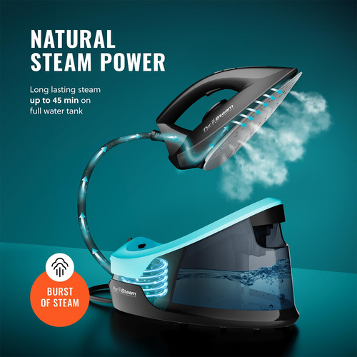 Plancha De Vapor Pursteam Steam Station Max 1500 W, 1,8 L, C