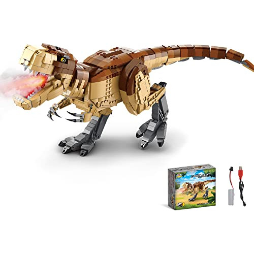Qlt Dinosaur Toys Kit De Construcción Función De Pulv...