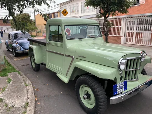 Jeep Willys Pickup De Platon 1963 4x4 Placa Clásico
