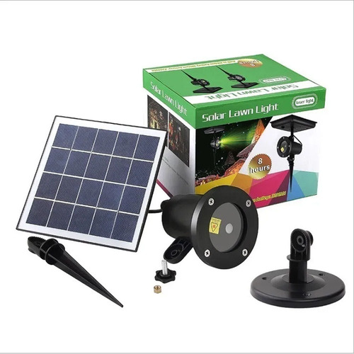 Proyector Luz Laser Solar Puntos Navidad Exterior Verde Rojo