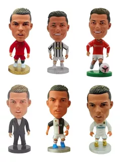 6 Figuras Cristiano Ronaldo Cr7 Juventus Real Madrid Fifa