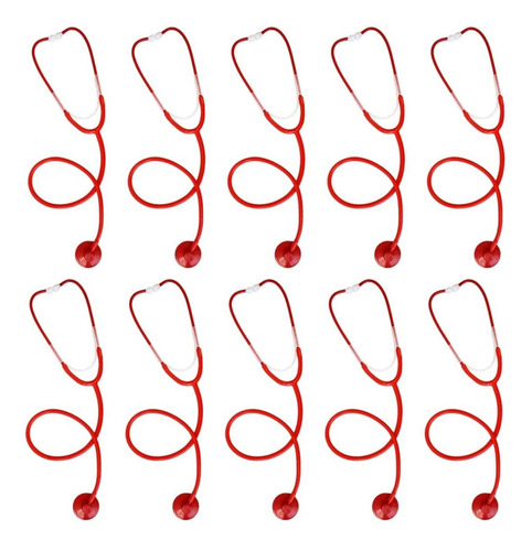 Uso Paciente Rojo Médico De Bv/estetoscopio Disponible 10 Pk