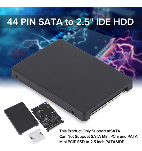 Adaptador Msata A Pata Msata De 44 Pines A Ide Hdd Ssd Msata
