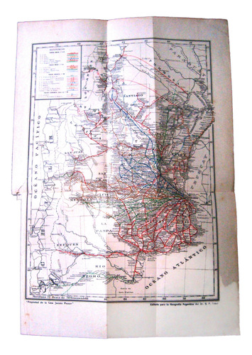 Ferrocarril Ingles Argentina 2 Mapas Ley Reglamento 1911 (Usado)