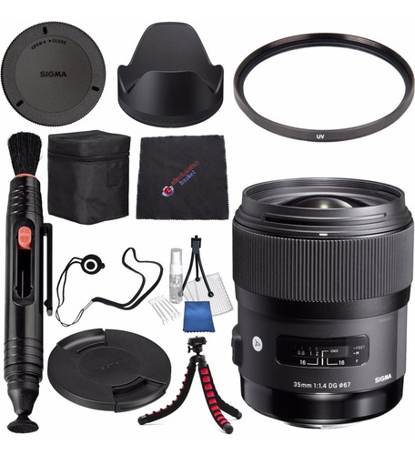 Lente Sigma 35mm F/1.4 Dg Hsm Art Para Dslr Nikon +