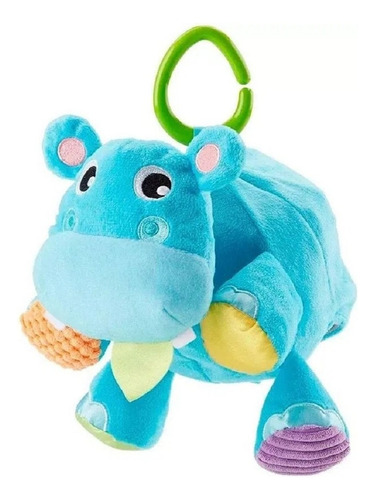 Peluche con forma de hipopótamo Mattel de Fisher Price