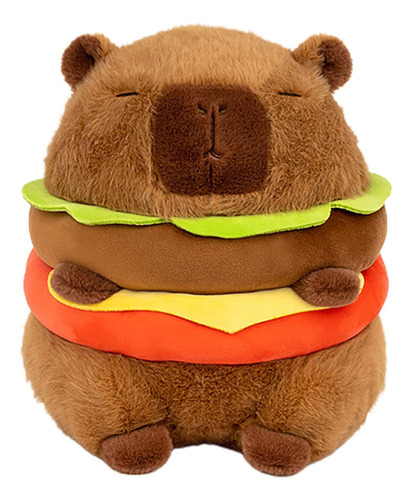 Carpincho De Hamburguesa De Peluche, Coche De Juguete 28cm