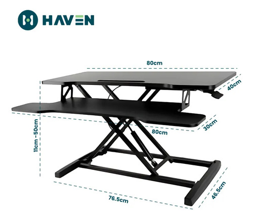 Organizador Para Mesa De Escritorio Elevable Haven D102