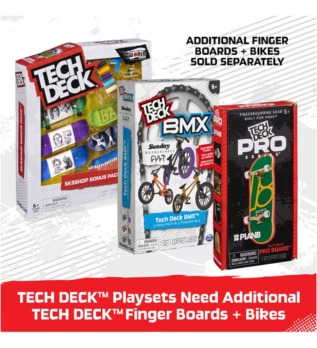 Tech Deck Vert Wall 20: Parque Modular X-connect Para Trucos