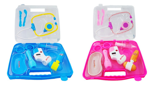 Set Kit Medico Doctora Doctor Maletin Juguete Niñas Y Niños 