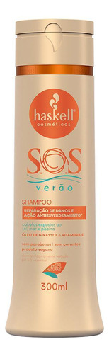 Kit Haskell Sos Verao Shampoo 300 Creme Pré/pós Sol