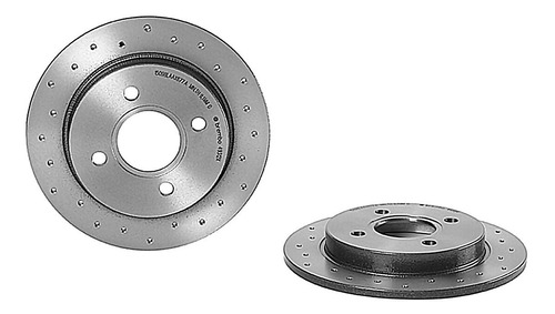 2-discos Hiper Traseros Ford Focus 2.5l L5 07 A 11 Brembo