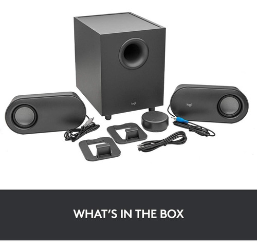 Parlante Logitech Z407 con bluetooth negra 100V/240V