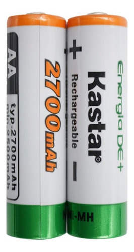 Pilas Recargables Aa 2700 Mah Nimh Kastar