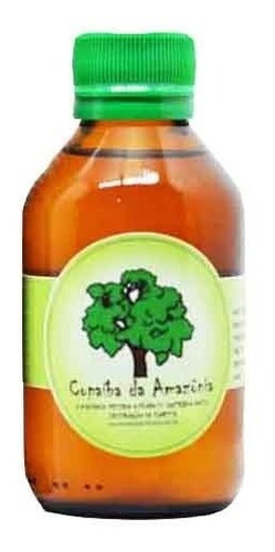 Imagem 2 de 4 de Óleo Copaíba Puro 100 Ml Frasco Vidro Âmbar Com Conta Gotas