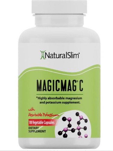 Suplemento Natural Slim Magnesio Citrate Magicmag C - Vegano