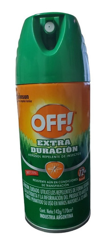 Repelente Off Extra Duracion Aerosol X 165 Cm3 (verde)x 6 Un