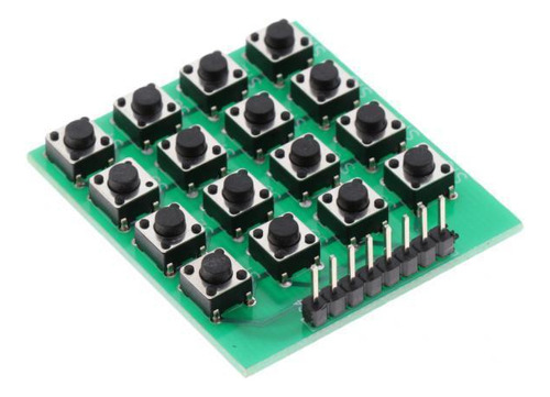 Teclado 6x 4x4 Placa Mcu Teclado Matricial 4.5x4x4 Smd 16