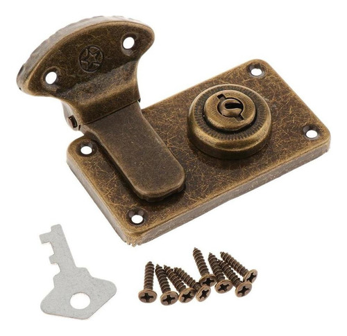 Zz 1 Uds., Gancho De Cerrojo De Vintage, Bronce,