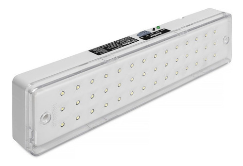 Imagen 2 de 8 de Luz de emergencia Atomlux 2045LITIO-LED con batería recargable 220V blanca
