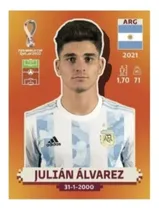 Comprar  Figurita Argentina Mundial Qatar 2022 Julian Alvarez Arg14
