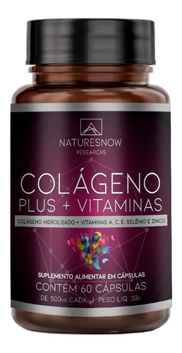 Colageno Hidrolizado Con Vitaminas Plus Cabello Piel 60 Caps