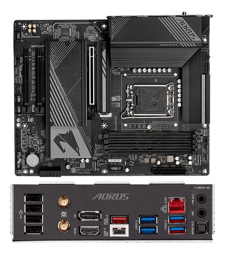 Placa Madre Gigabyte B760 Aorus Elite Ax Wi-fi, Ddr5 Lga1700