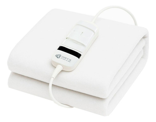 Manta Térmica Eléctrica 3 Niveles Control Digital 1 Plaza Blanco Liso