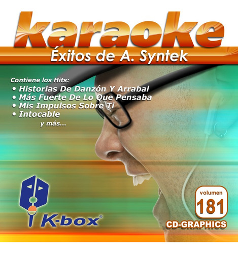 Cd+g Karaoke K-box Exitos Alex Syntek