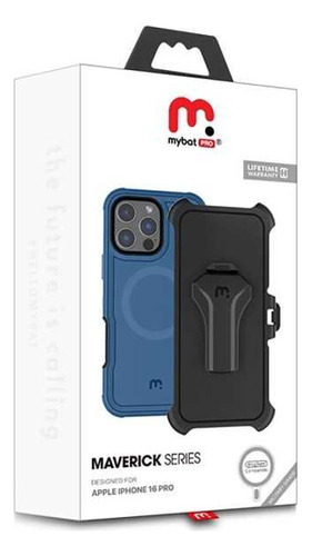 . Funda Mybat Maverick Magsafe Clip Para iPhone 16 Pro -