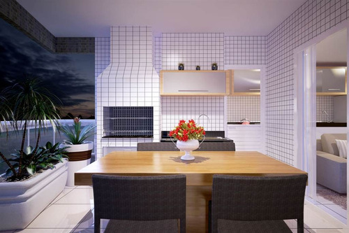 Imagem 5 de 7 de Apartamento, 2 Dorms Com 95.88 M² - Guilhermina - Praia Grande - Ref.: Exto23 - Exto23