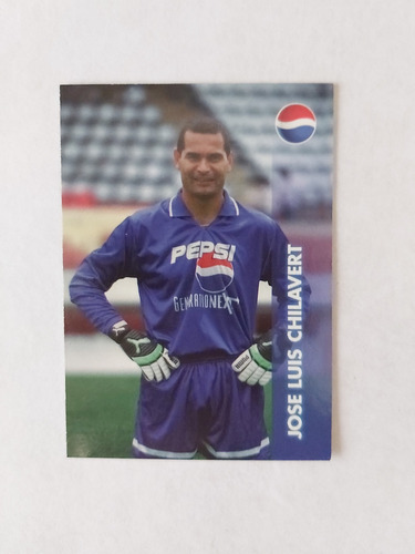 Carta Jose Luis Chilavert Pepsi 1997