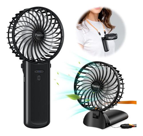 Ventilador De Mano, Ventilador Portátil Mini Correa, 4...