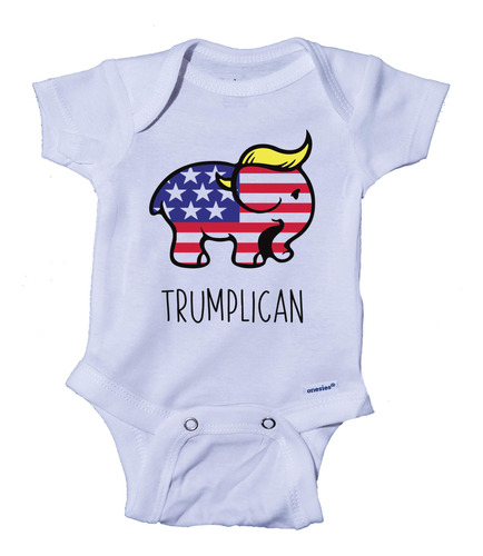 Ink Trendz Trump - Pijama Para Beb (unisex), 3-6 Meses