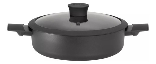 Cacerola Arrocera 28 Cm Antiadherente Hudson Daily Fcg Negro