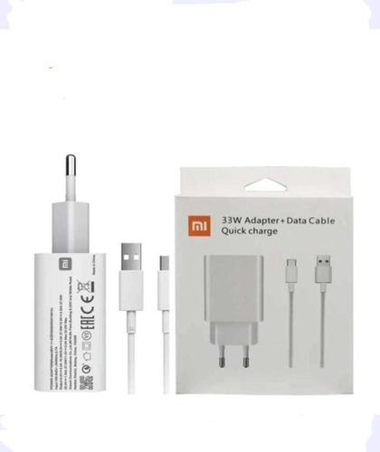 Cargador Original Xiaomi Carga Rápida De 33 W