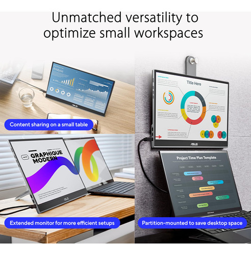 Asus Zenscreen Oled Usb-c Monitor Portátil (mq16ahe)-full Hd
