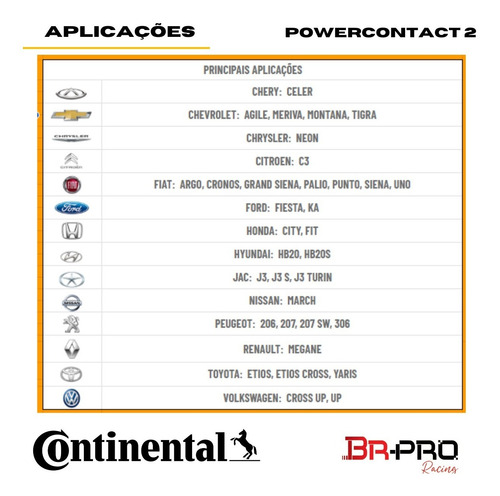 Pneu Continental 185/60 R15 84h Power Contact 2