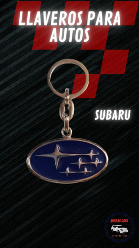 Llavero Para Auto Modelo Subaru