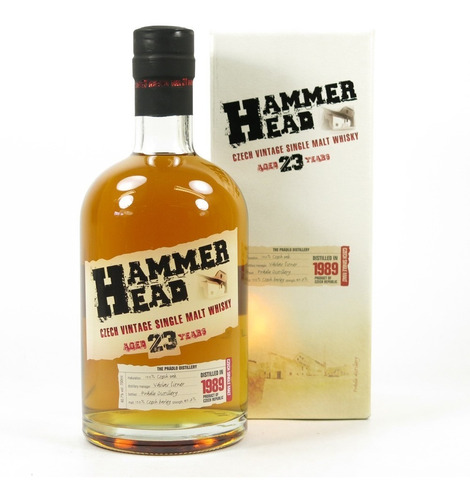 Whisky Single Malt Hammer Head 23 Años 700ml En Estuche!