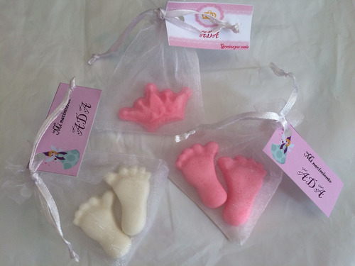 Souvenirs 30 Pares De Piecitos Nacimientos Baby Shower