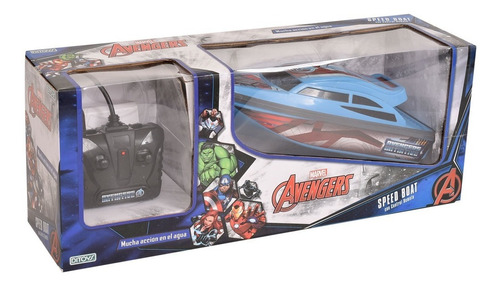 Vengadores Speed Boat Lancha Control Remoto Ditoys Avengers