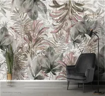 Comprar Vinilos Murales Empapelados Jungla Hojas Tropical Flow