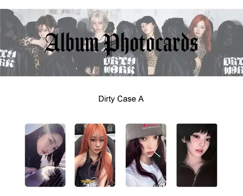 Aespa Dirty Work Photocards Set X24 Karina | MercadoLivre